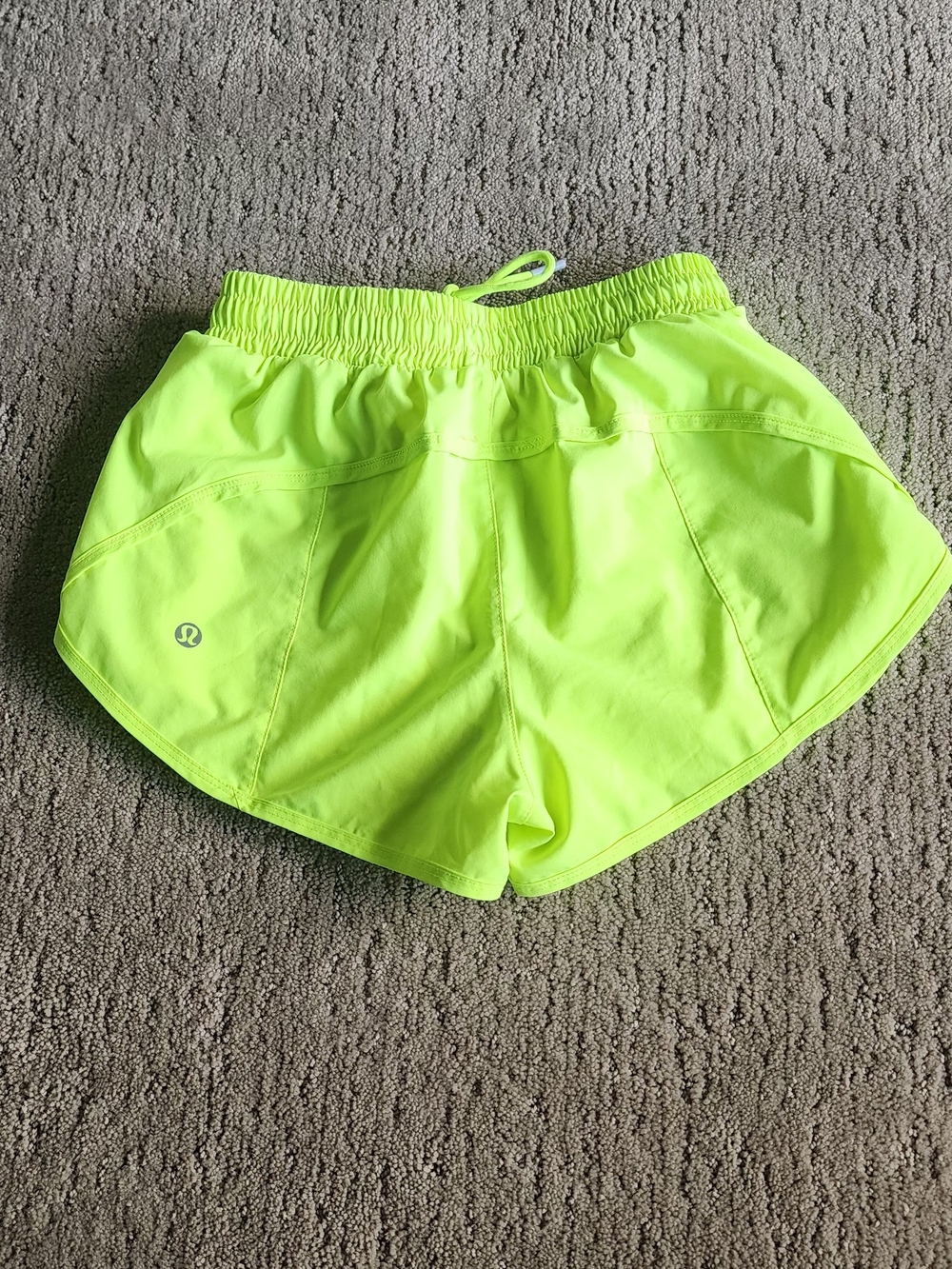 lululemon athletica Women's Neon Lime Running Shorts